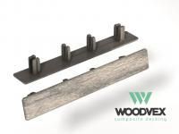 Торцевая заглушка доски WoodVex (Серый дым)